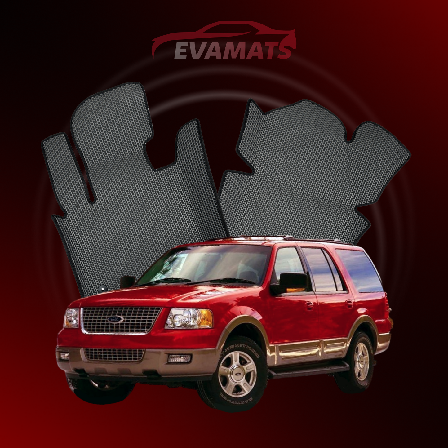 Автоковрики EVAMATS для позашляховика Ford Expedition (U222) 2 покоління 2002-2006 рр.