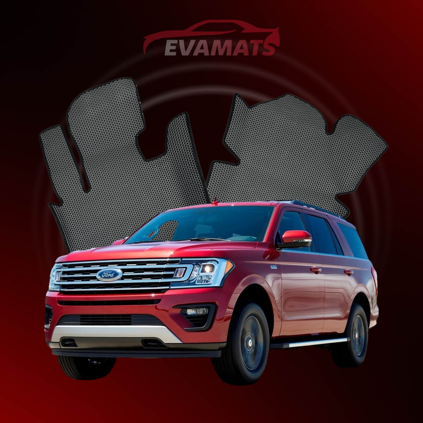 Коврики EVAMATS для внедорожника Ford Expedition (U553) 4-го поколения 2017-2025 г.в.