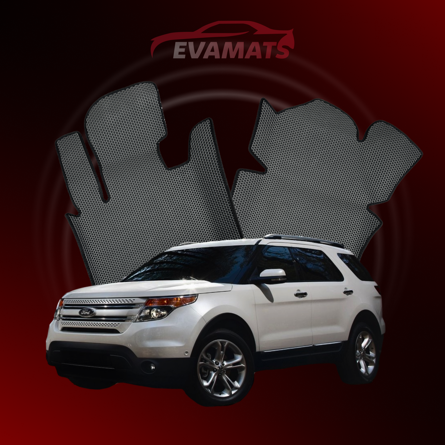 Автоковрики EVAMATS для позашляховика Ford Explorer 5 покоління 2010-2023