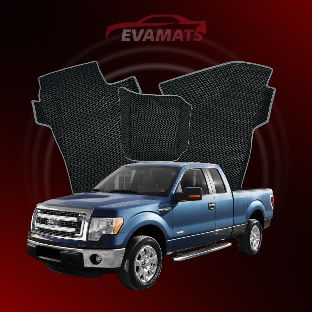 Автоковрики EVAMATS для Ford F-150 12 gen 2008-2014 р.в. PICK-UP полуторна кабіна