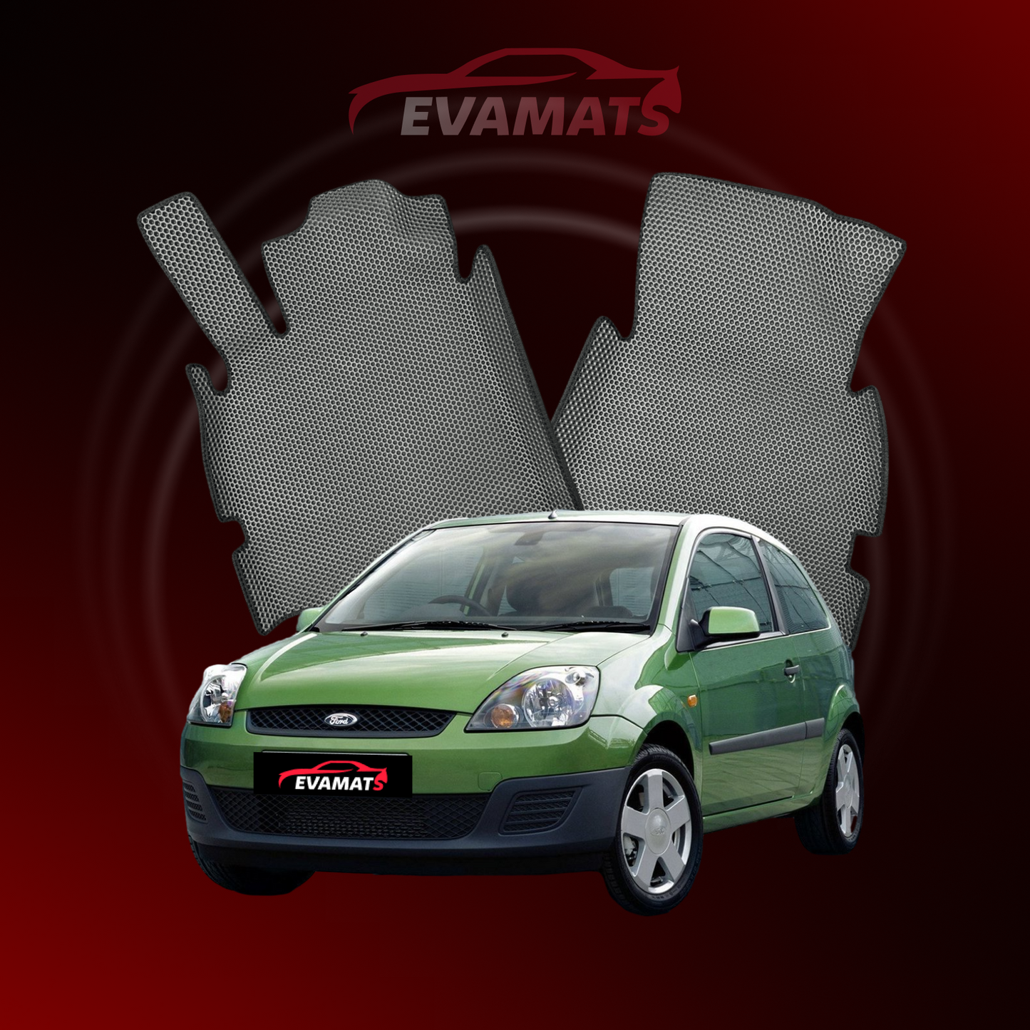 Автоковрики EVAMATS для Ford Fiesta 5 gen 2002-2008 г.в. HATHBACK 3 дв.