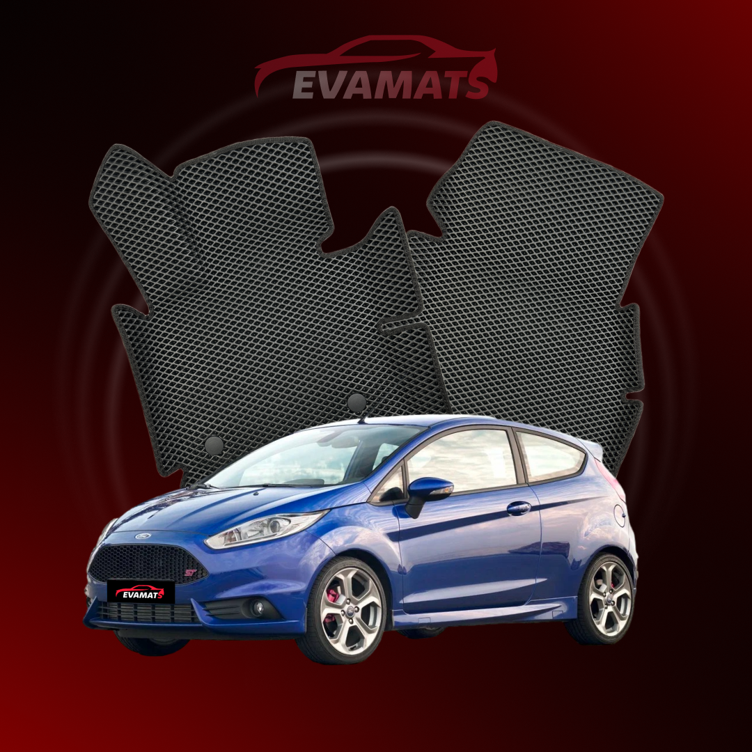 Коврики EVAMATS для Ford Fiesta ST 6 поколения 2013-2018 года ХЭТЧБЕК 3 двери