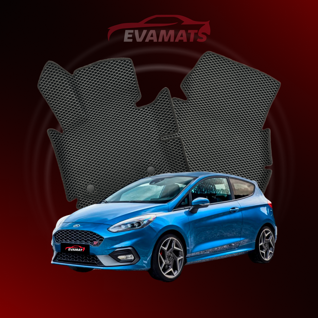 Коврики в салон EVAMATS для Ford Fiesta ST 7 поколения 2018-2023 года ХЭТЧБЕК 3 двери