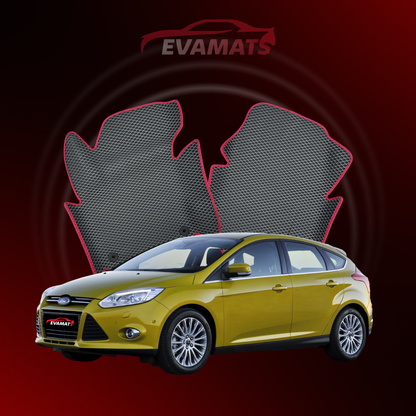 Коврики EVAMATS для Ford Focus 3 gen 2011-2018 года ХЭТЧБЕК 5 дверей