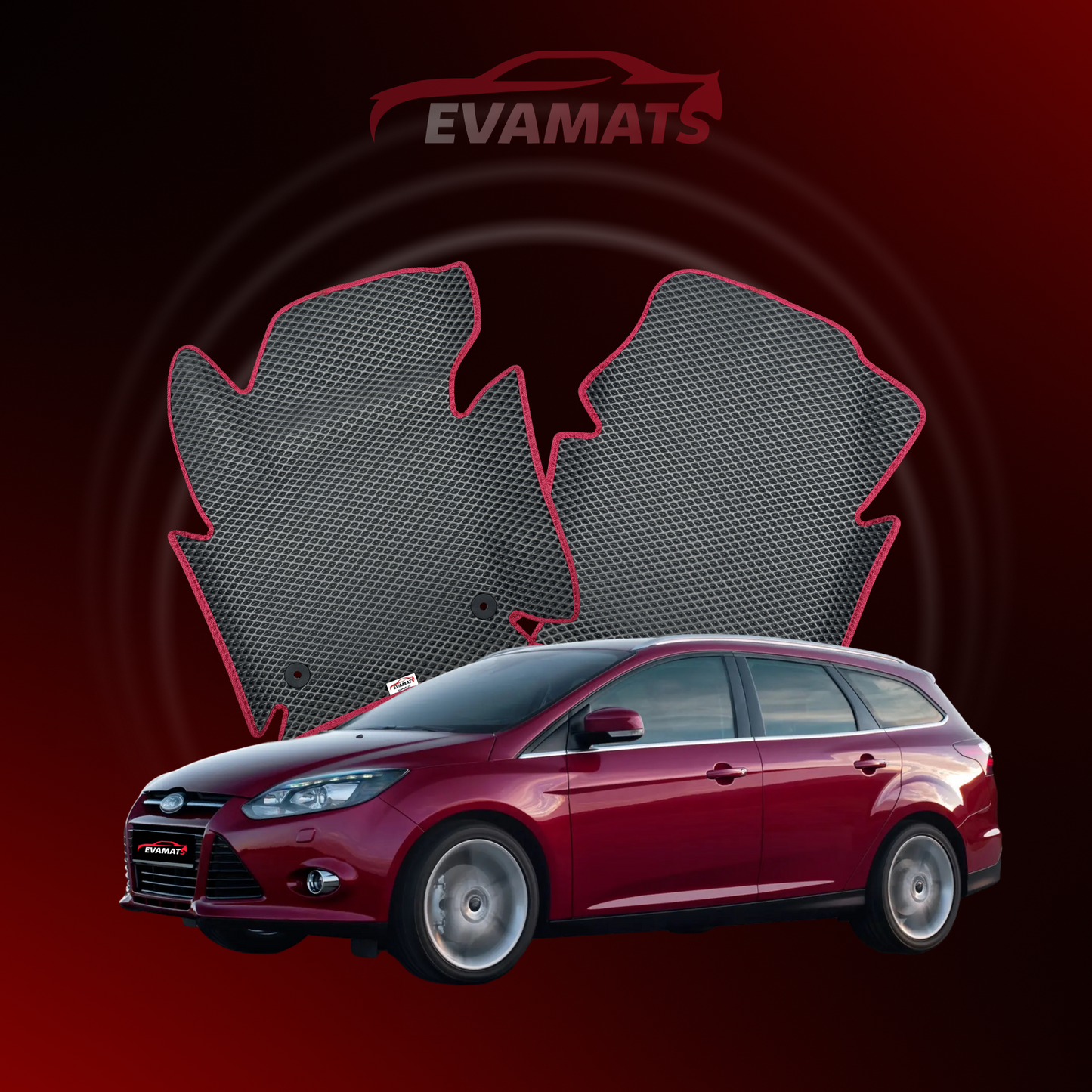 Dywaniki samochodowe EVAMATS do Ford Focus 3 gen 2010-2019 rok KOMBI