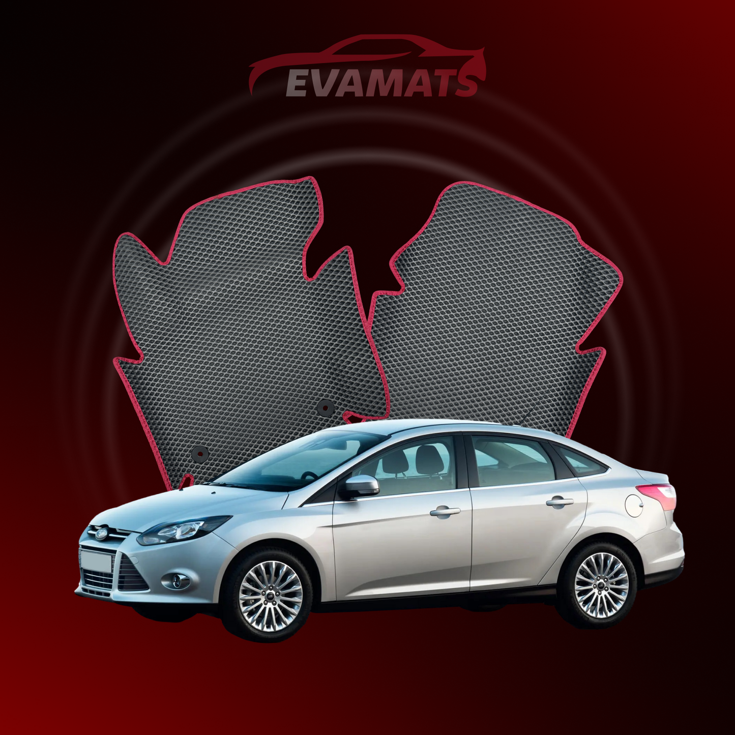 Автоковрики EVAMATS для Ford Focus 3 покоління 2011-2018 СЕДАН