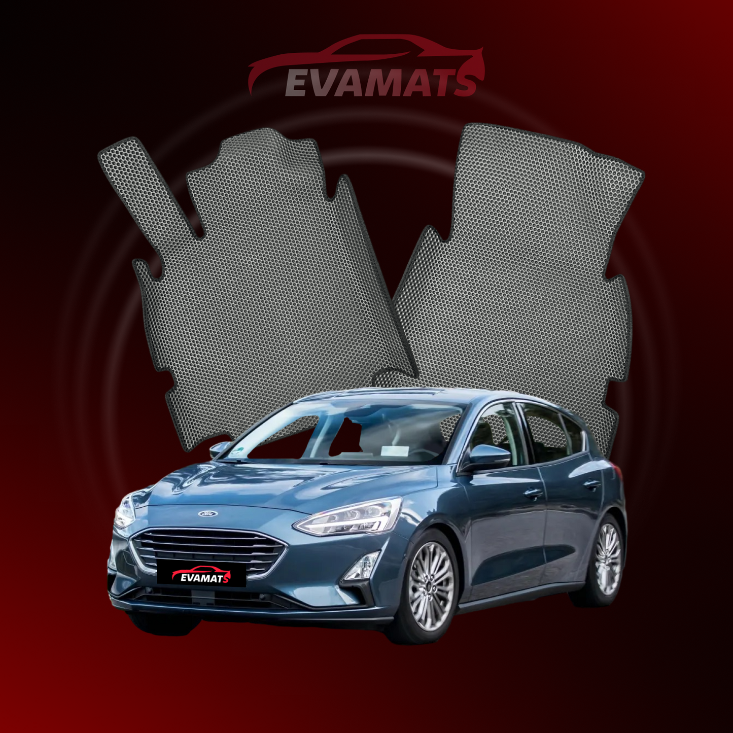 Коврики EVAMATS для Ford Focus 4 поколения 2018-2025 года ХЭТЧБЕК 5 дверей