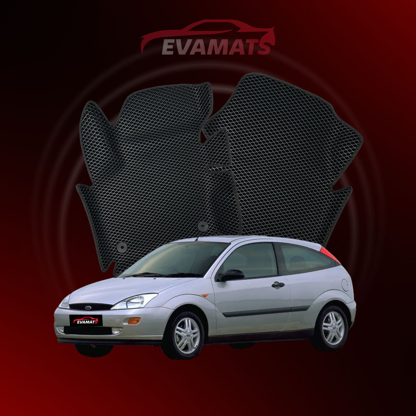 Коврики EVAMATS для Ford Focus 1st gen 1998-2004 г.в. ХЭТЧБЕК 3 двери