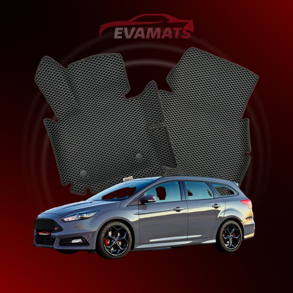 Автоковрики EVAMATS для Ford Focus ST 3 покоління 2012-2018 р. КОМБІ