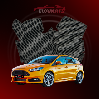 Автоковрики EVAMATS для Ford Focus ST 3 gen 2012-2018 р. ХЭТЧБЕК 5 дв.