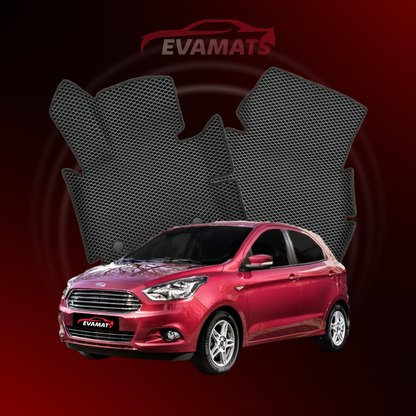 Dywaniki samochodowe EVAMATS do Ford KA 3 gen 2014-2025 rok HATCHBACK 5 drzwi