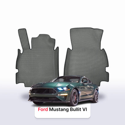 Автоковрики EVAMATS для Ford Mustang 6 покоління 2014-2023 COUPE