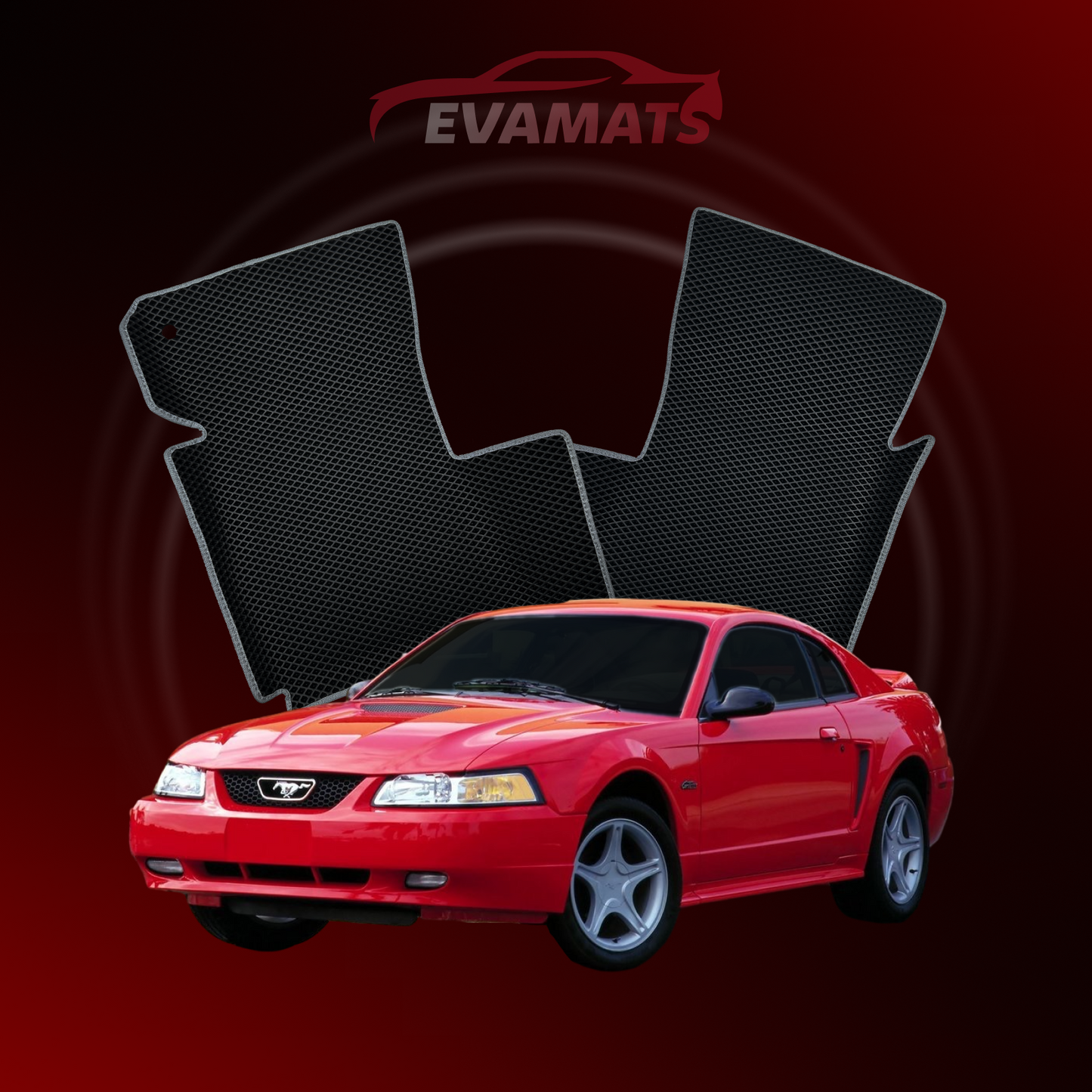 Автоковрики EVAMATS для Ford Mustang 4 покоління 1993-2004 COUPE