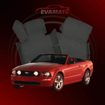 Коврики EVAMATS для Ford Mustang 5-го поколения 2004-2014 гг. КАБРИОЛЕТ