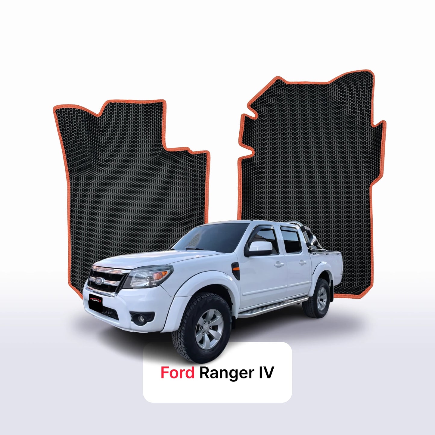 Автомобільні килимки EVAMATS для Ford Ranger Raptor 6 gen 2022-2025 року PICK-UP подвійна кабіна