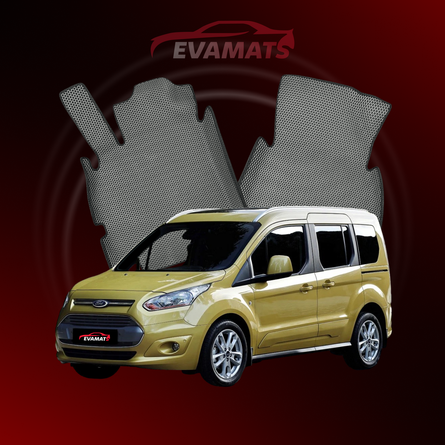 Коврики EVAMATS для Ford Tourneo Connect 2-го поколения 2012-2022 МИНИВЭН 5-местный