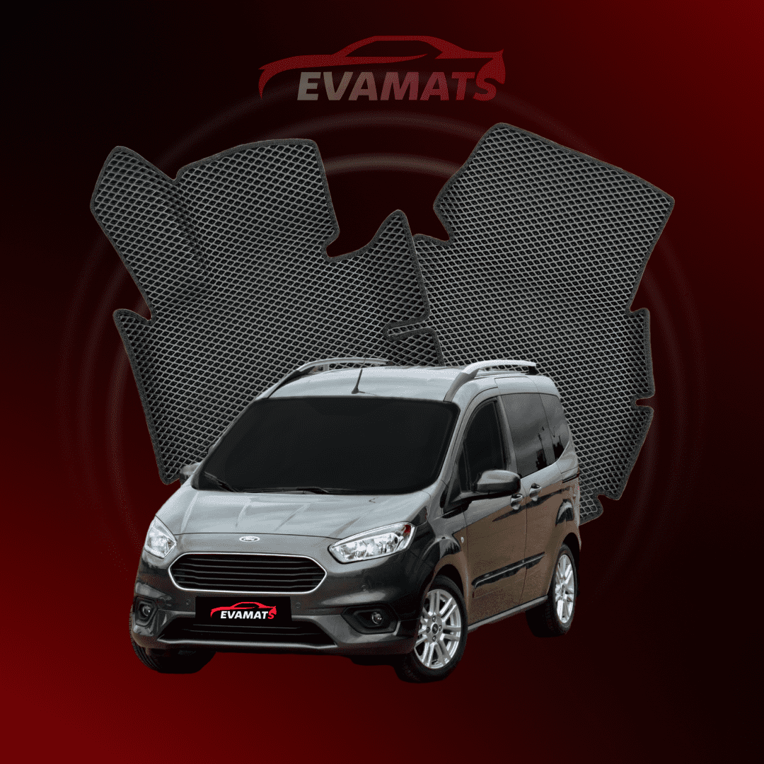 Dywaniki samochodowe EVAMATS do Ford Tourneo Courier 1 gen 2014-2023 rok Minivan