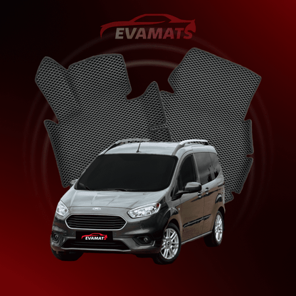 Dywaniki samochodowe EVAMATS do Ford Tourneo Courier 1 gen 2014-2023 rok Minivan