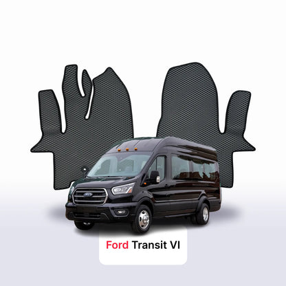 Автоковрики EVAMATS для Ford Transit 4 покоління 2018-2025 BUS 9 пас.