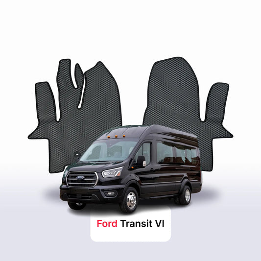 Автоковрики EVAMATS для Ford Transit 4 покоління 2018-2025 BUS 9 пас.