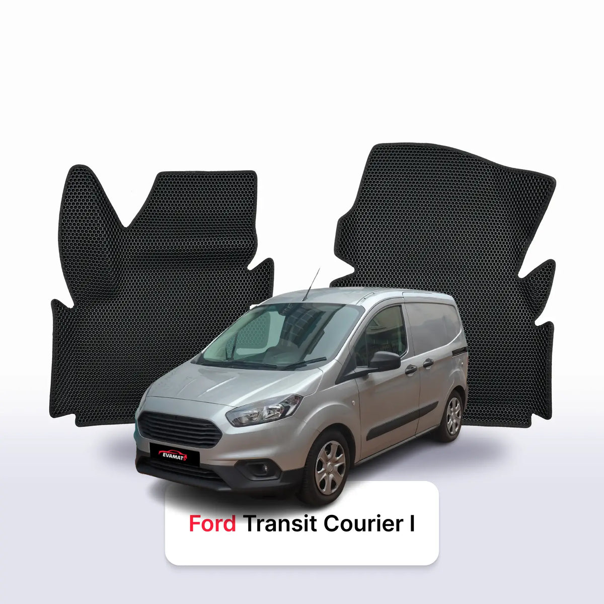 EVA Dywaniki samochodowe od EVA MATS 3D do Ford Transit Courier 1 gen 2014-2023 rok VAN BENZYNA + Podpiętka EVAMATS