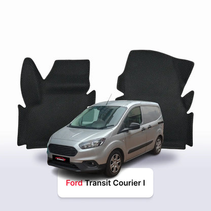 EVA Dywaniki samochodowe od EVA MATS 3D do Ford Transit Courier 1 gen 2014-2023 rok VAN BENZYNA + Podpiętka EVAMATS
