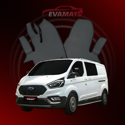 Dywaniki samochodowe EVAMATS do Ford Transit Custom 1 gen 2012-2025 rok MINIVAN