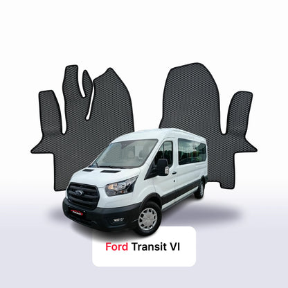 EVA Dywaniki samochodowe od EVA MATS 3D do Ford Transit Long 6 gen 2018-2027 rok BUS 9 os.