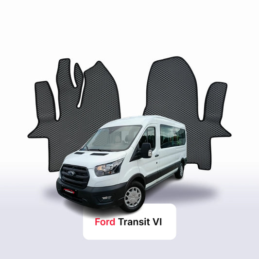 EVA Dywaniki samochodowe od EVA MATS 3D do Ford Transit Long 6 gen 2018-2027 rok BUS 9 os.