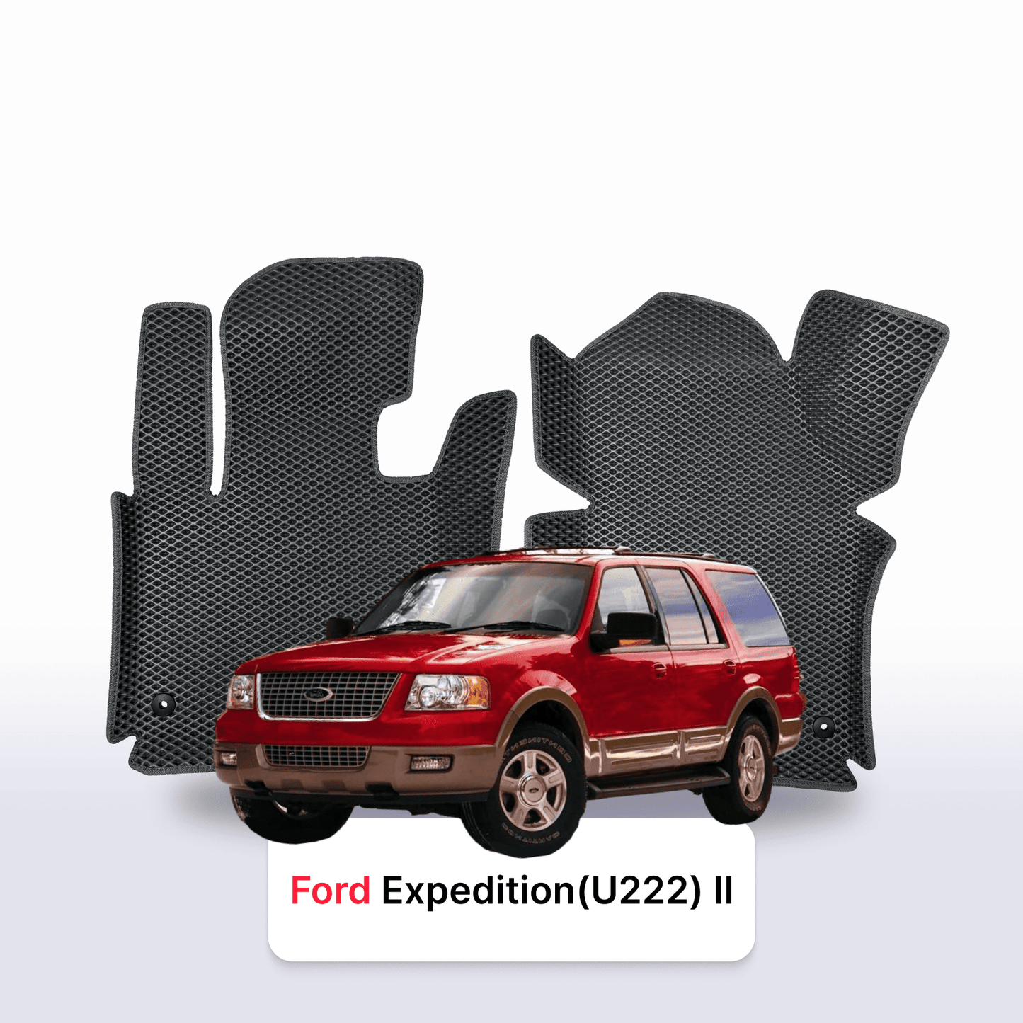 EVA Dywaniki samochodowe od EVA MATS 3D do Ford Expedition (U222) 2 gen 2002-2006 rok SUV BENZYNA