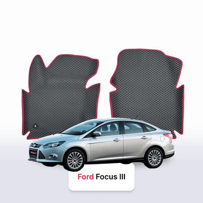 EVA Dywaniki samochodowe od EVA MATS 3D do Ford Focus(MK3) 3 gen 2010-2019 rok SEDAN BENZYNA + Podpiętka EVAMATS