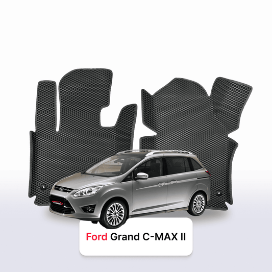 Автоковрики EVAMATS для Ford Grand C-MAX 2 поколения МИНИВЭН 2010-2019 года выпуска