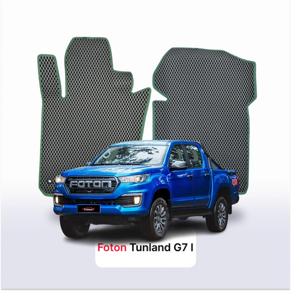 Коврики в салон EVAMATS для Mitsubishi L200 5 gen 2015-2023 года выпуска PICK-UP с двойной кабиной
