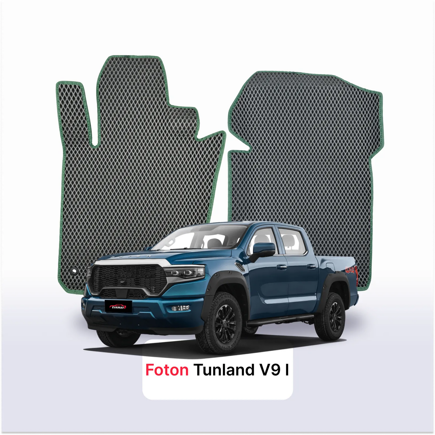 Автомобільні килимки EVAMATS для Mitsubishi L200 5 gen 2015-2023 року PICK-UP з подвійною кабіною