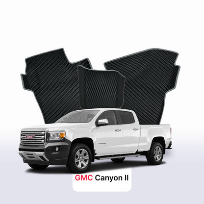 EVA Dywaniki samochodowe od EVA MATS 3D do GMC Canyon 2 gen 2014-2023 rok PICK-UP podwójna kabina