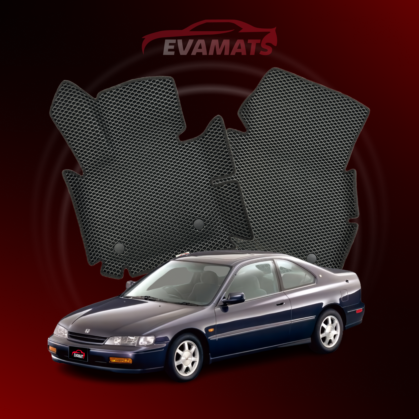 Автоковрики EVAMATS для Honda Accord 6 gen 1997-2003 р.р. COUPE