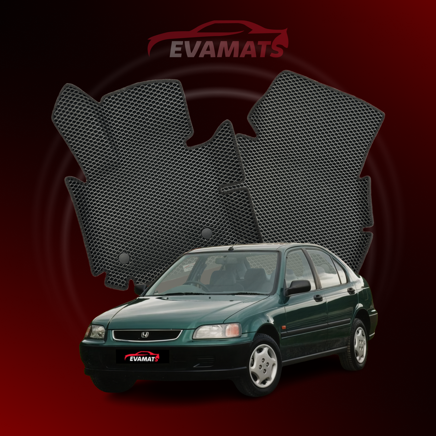 Коврики EVAMATS для Honda Civic 6 gen 1995-2001 г.в. LIFTBACK