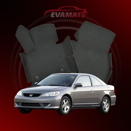 Коврики EVAMATS для Honda Civic 7 gen 2000-2006 года выпуска COUPE