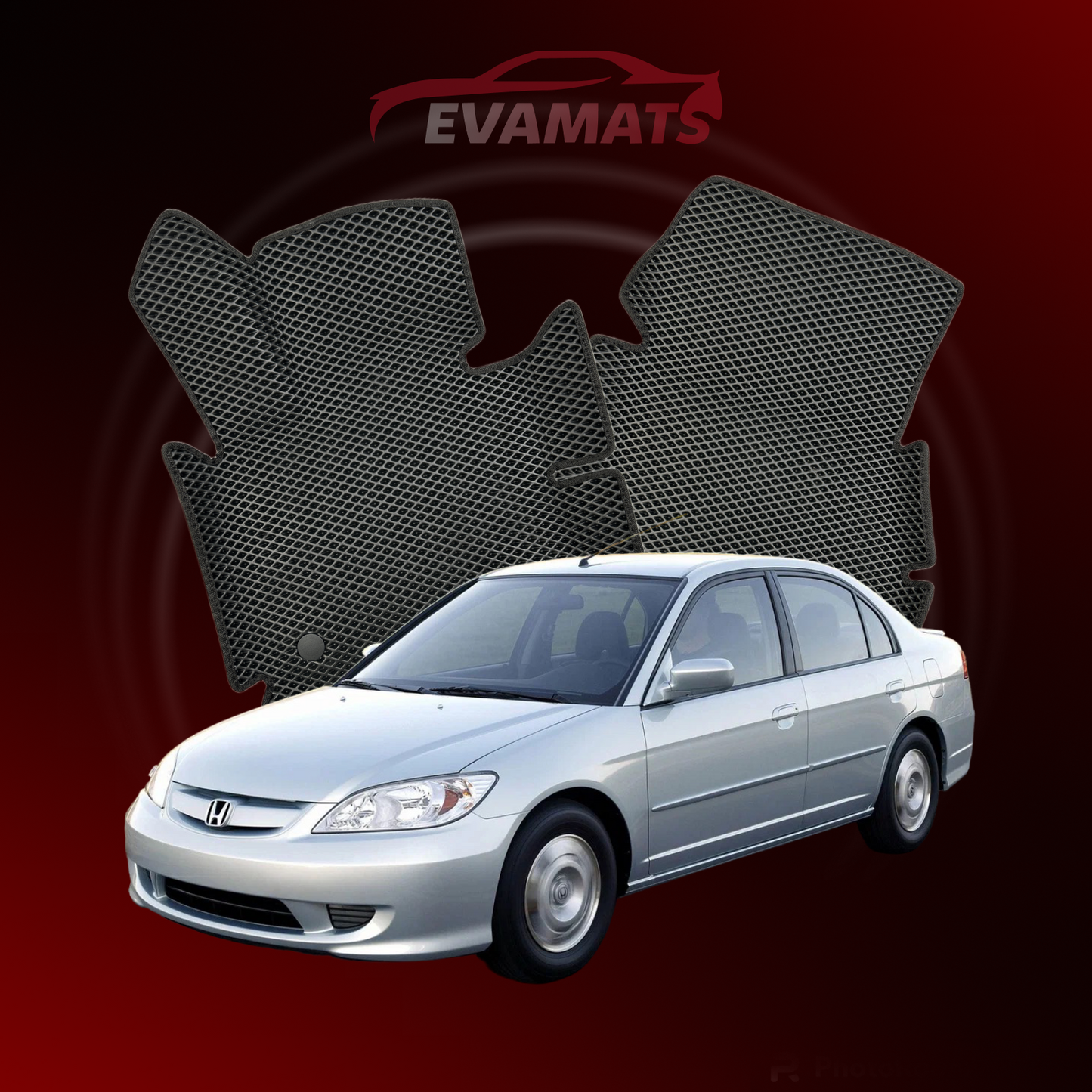 Коврики EVAMATS для Honda Civic 7 gen 2000-2006 SEDAN