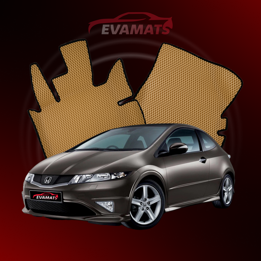 Автомобільні килимки EVAMATS для Honda Civic 8 gen 2005-2012 р.в. ХЕТЧБЕК 3 дв.