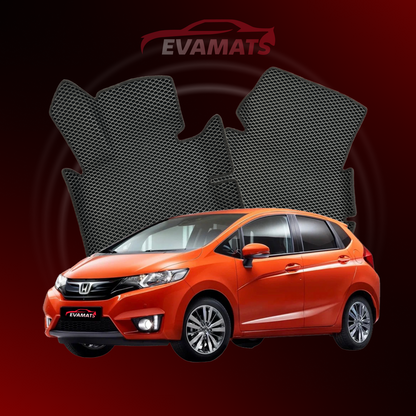 Коврики в салон автомобиля EVAMATS для Honda Jazz 3 gen 2014-2020 года выпуска HATCHBACK 5 дверей