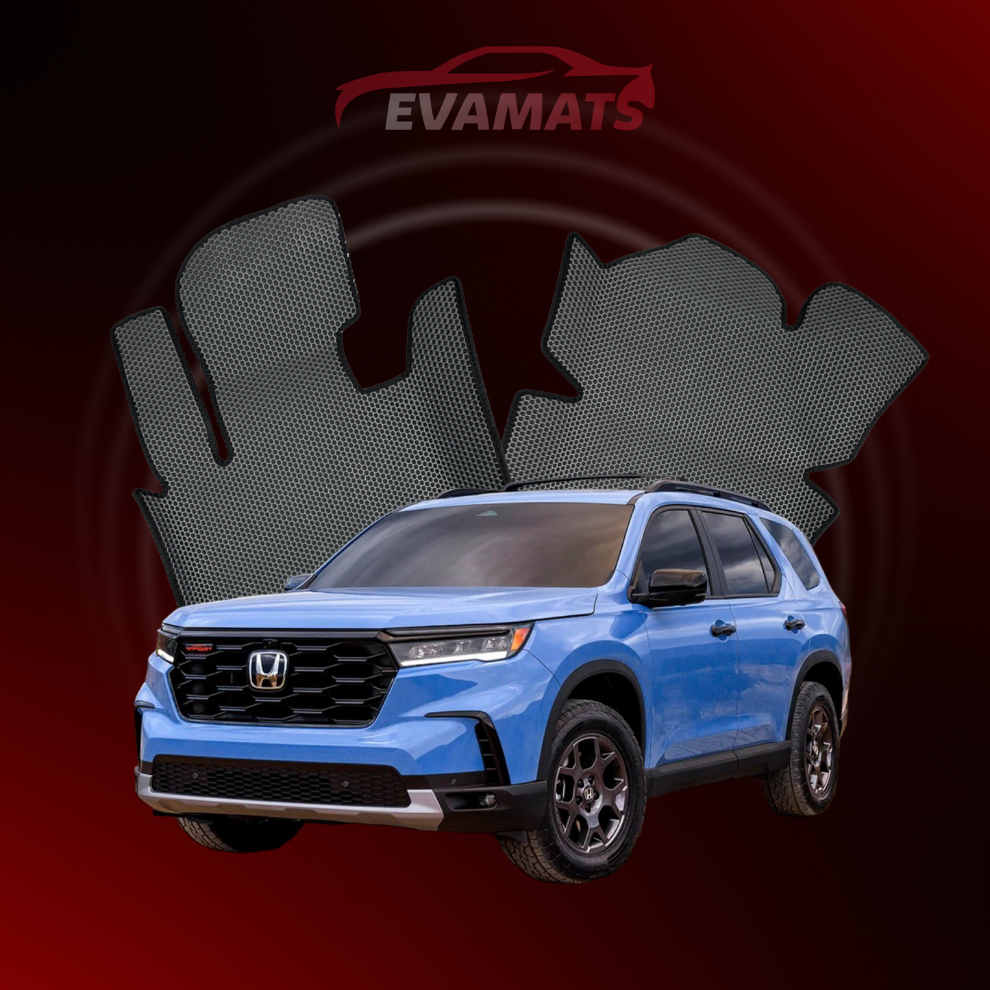 Dywaniki samochodowe EVAMATS do Honda Pilot 4 gen 2022-2023 rok SUV