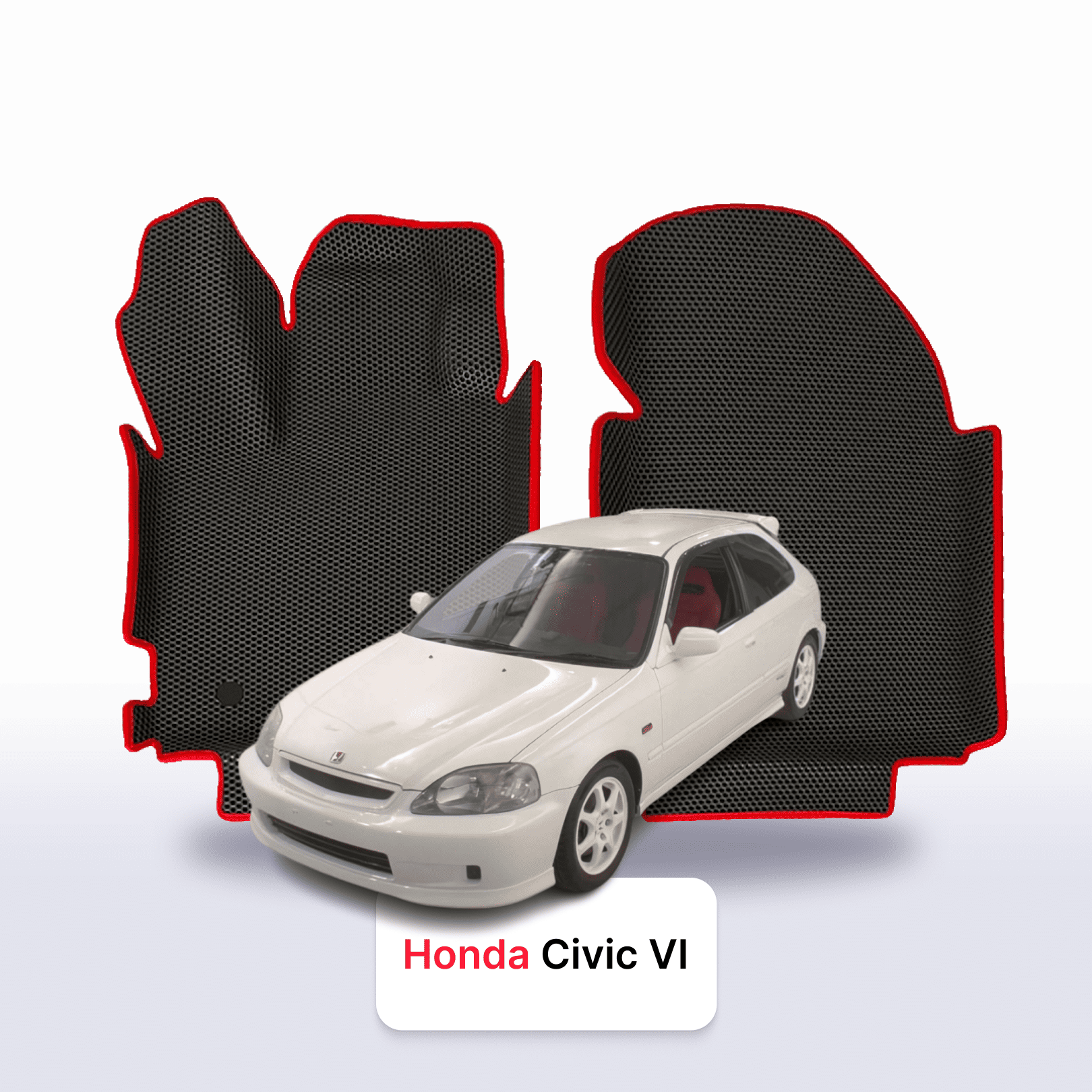 EVA Dywaniki samochodowe od EVA MATS 3D do Honda Civic 6 gen 1995-2001 rok Hatchback BENZYNA + Podpiętka EVAMATS