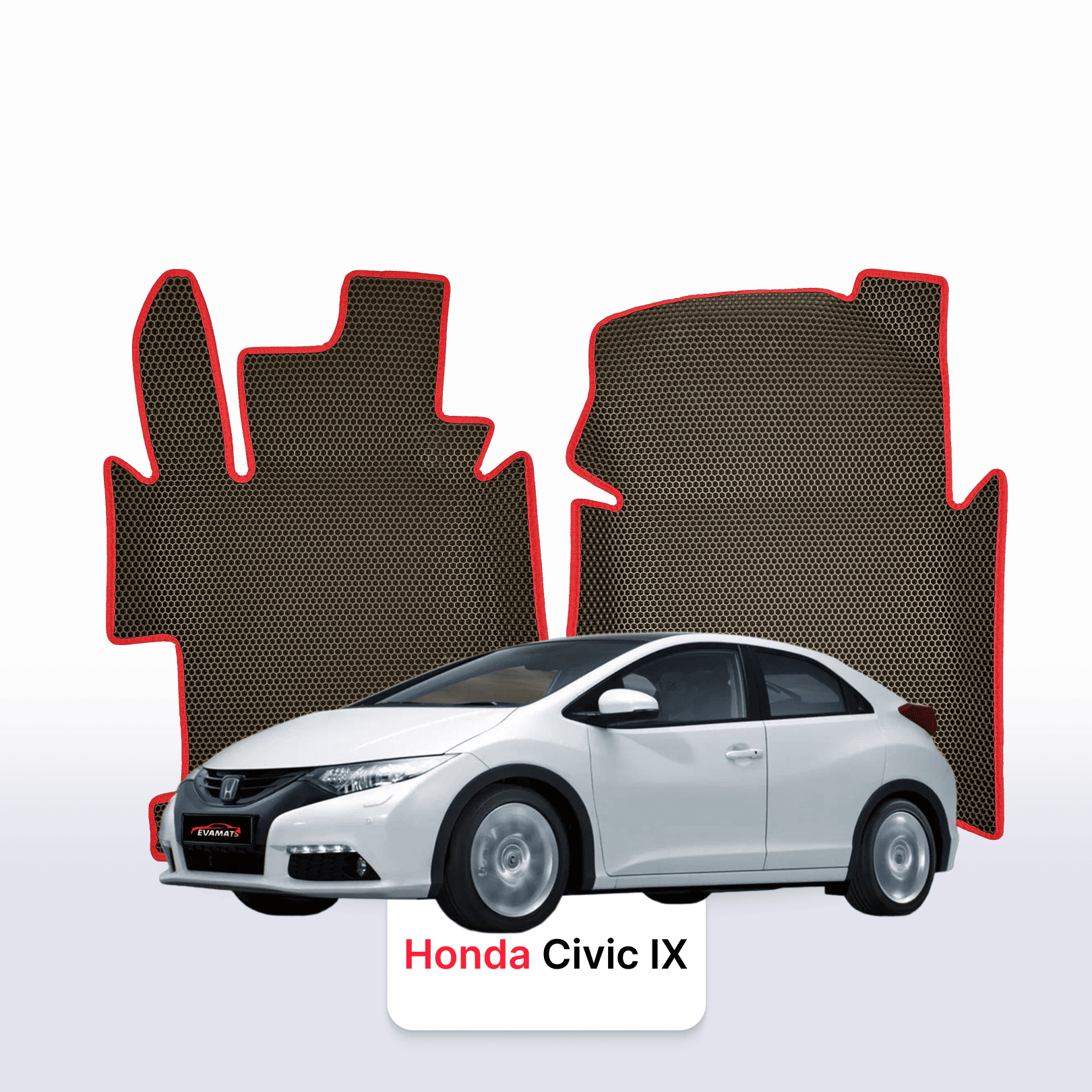 EVA Dywaniki samochodowe od EVA MATS 3D do Honda Civic 9 gen 2011-2016 rok Hatchback BENZYNA