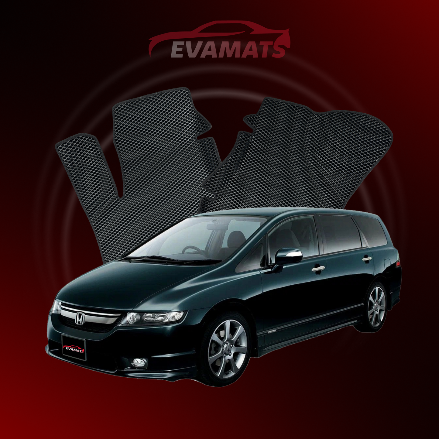 Dywaniki samochodowe 3D EVAMATS do Honda Odyssey 3 gen 2003-2008 rok MINIVAN