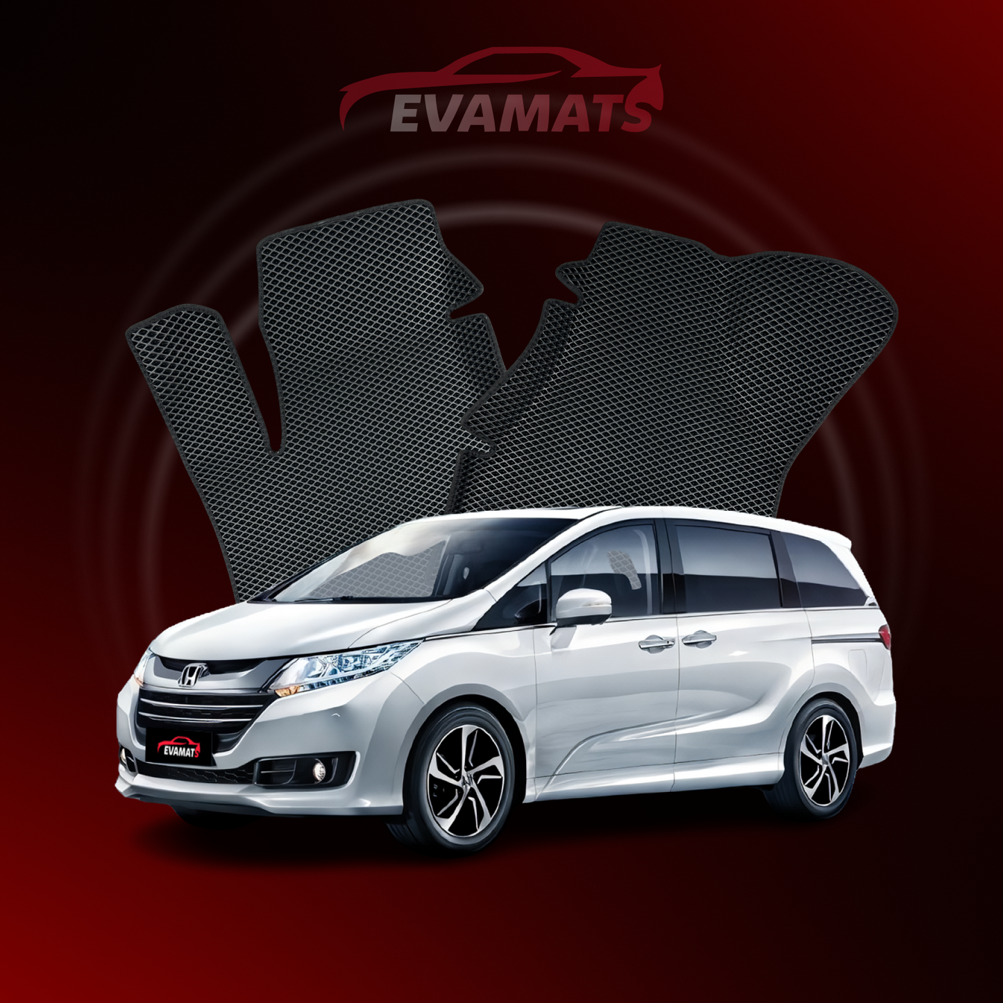 Dywaniki samochodowe 3D EVAMATS do Honda Odyssey 5 gen 2013-2025 rok MINIVAN