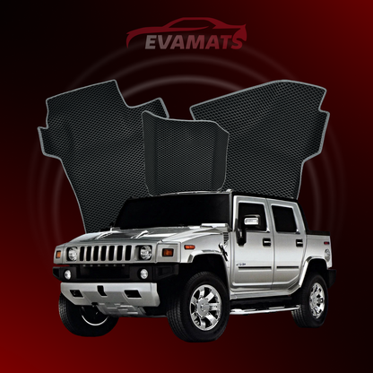 Dywaniki samochodowe 3D EVAMATS do Hummer H2 1 gen 2002-2009 rok PICK-UP podwójna kabina