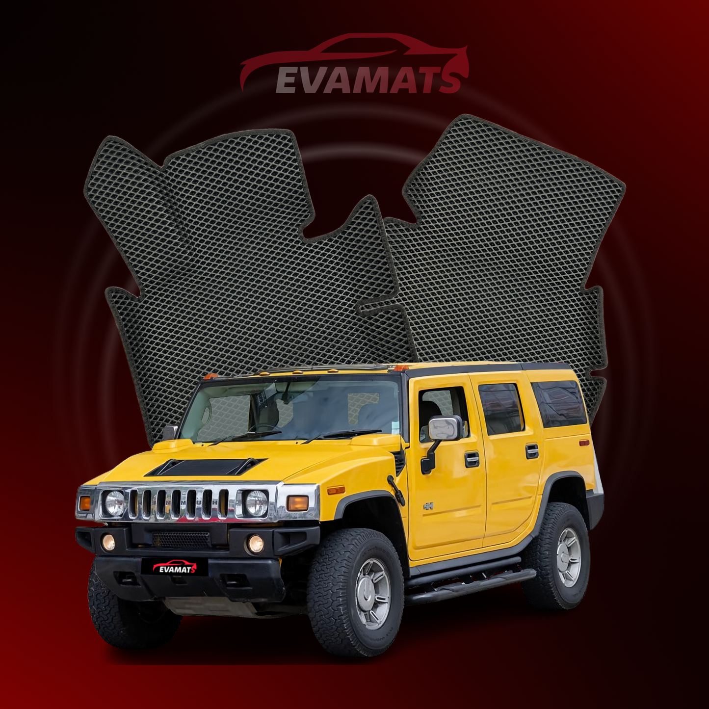 Автомобільні килимки EVAMATS для позашляховика Hummer H2 1-го покоління 2002-2009 рр.