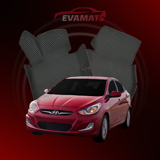 Автоковрики EVAMATS для Hyundai Accent 4 покоління 2010-2017 СЕДАН