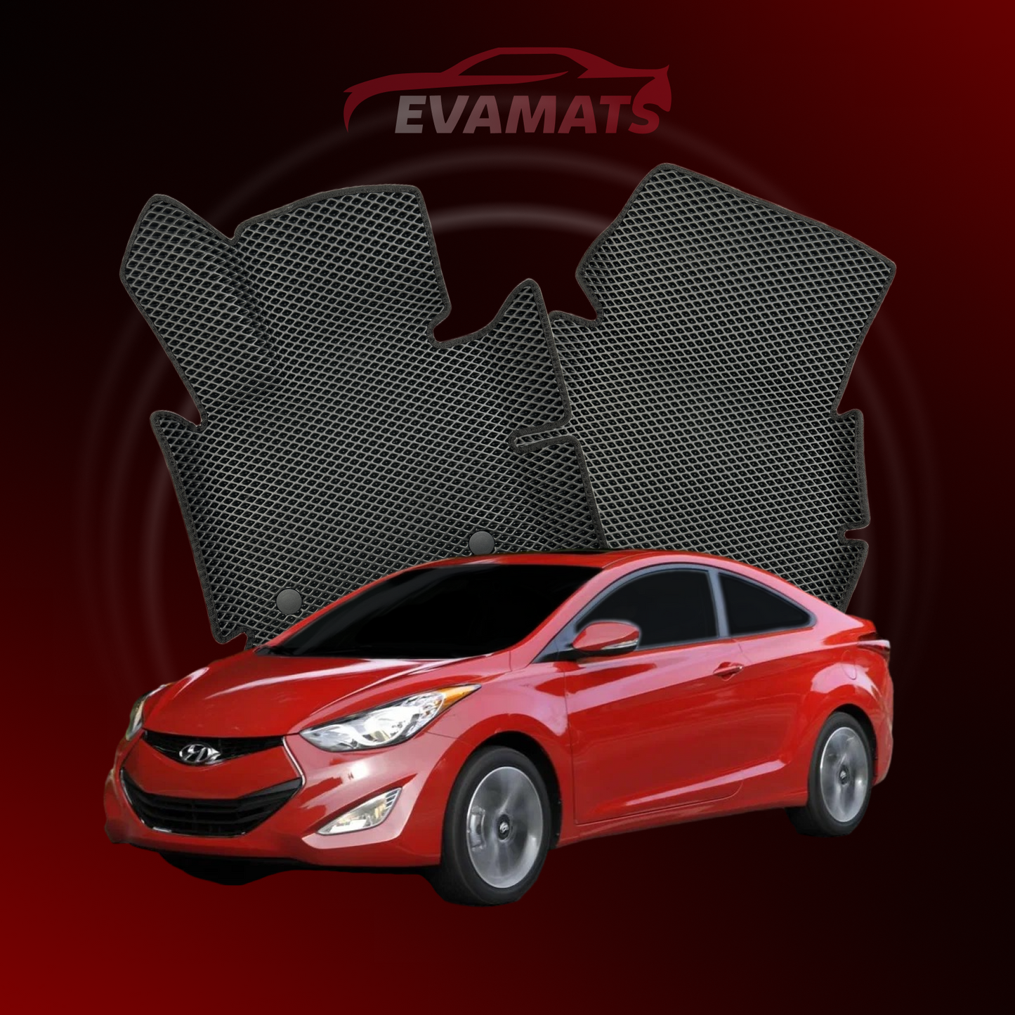 Автоковрики EVAMATS для Hyundai Avante(MD) 5 покоління 2010-2015 р.р. COUPE